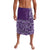 Hawaiian Tribal Elements Hibiscus Lavalava Purple Pattern - Polynesian Pride