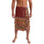 Hawaiian Tribal Elements Hibiscus Lavalava Red Pattern - Polynesian Pride