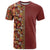 Hawaiian Tribal Elements Hibiscus T Shirt Red Pattern - Polynesian Pride