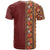 Hawaiian Tribal Elements Hibiscus T Shirt Red Pattern - Polynesian Pride