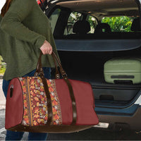 Hawaiian Tribal Elements Hibiscus Travel Bag Red Pattern - Polynesian Pride