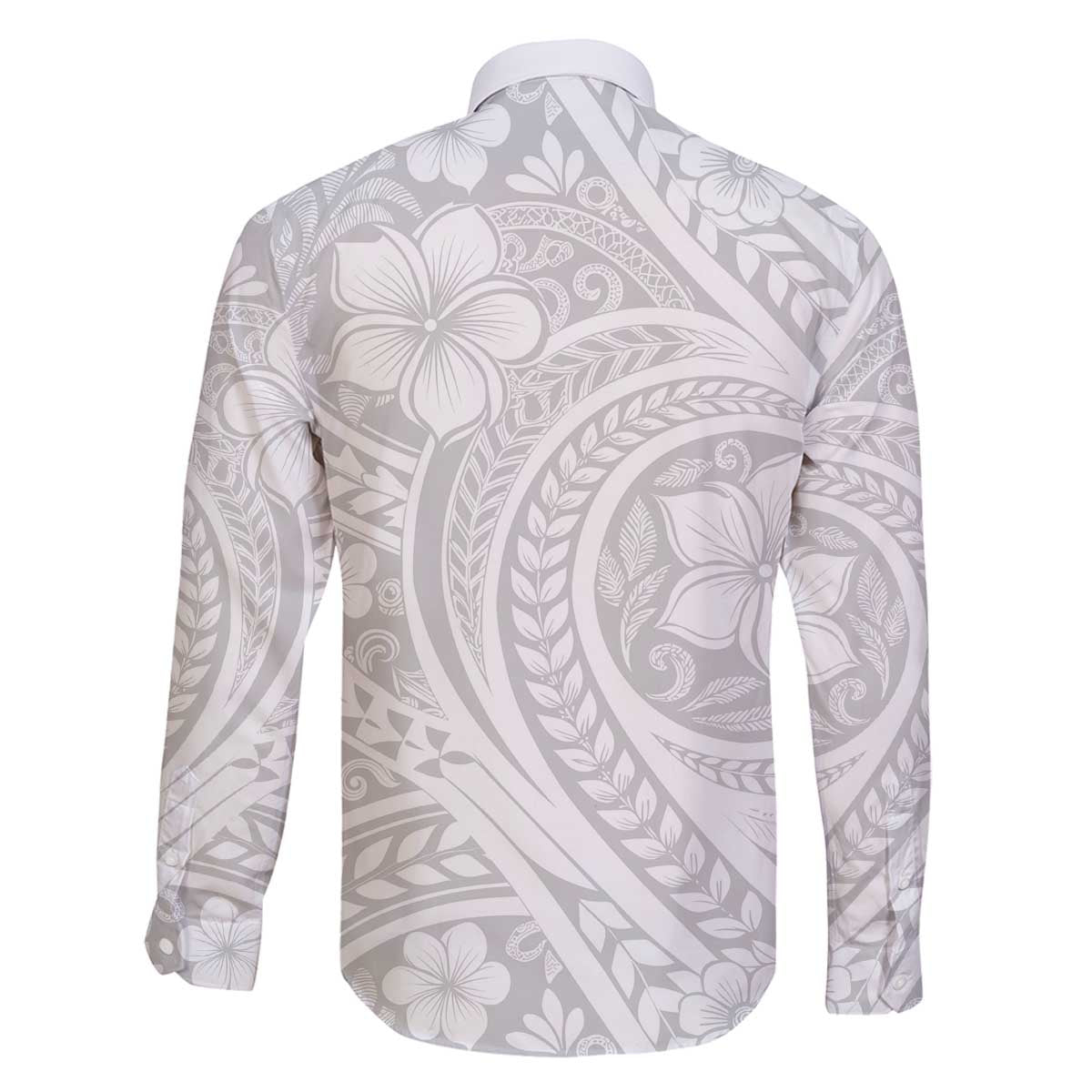 Lotu Tamaiti Samoan Polynesian Tribal Family Matching Off The Shoulder Long Sleeve Dress and Hawaiian Shirt LT9 - Polynesian Pride
