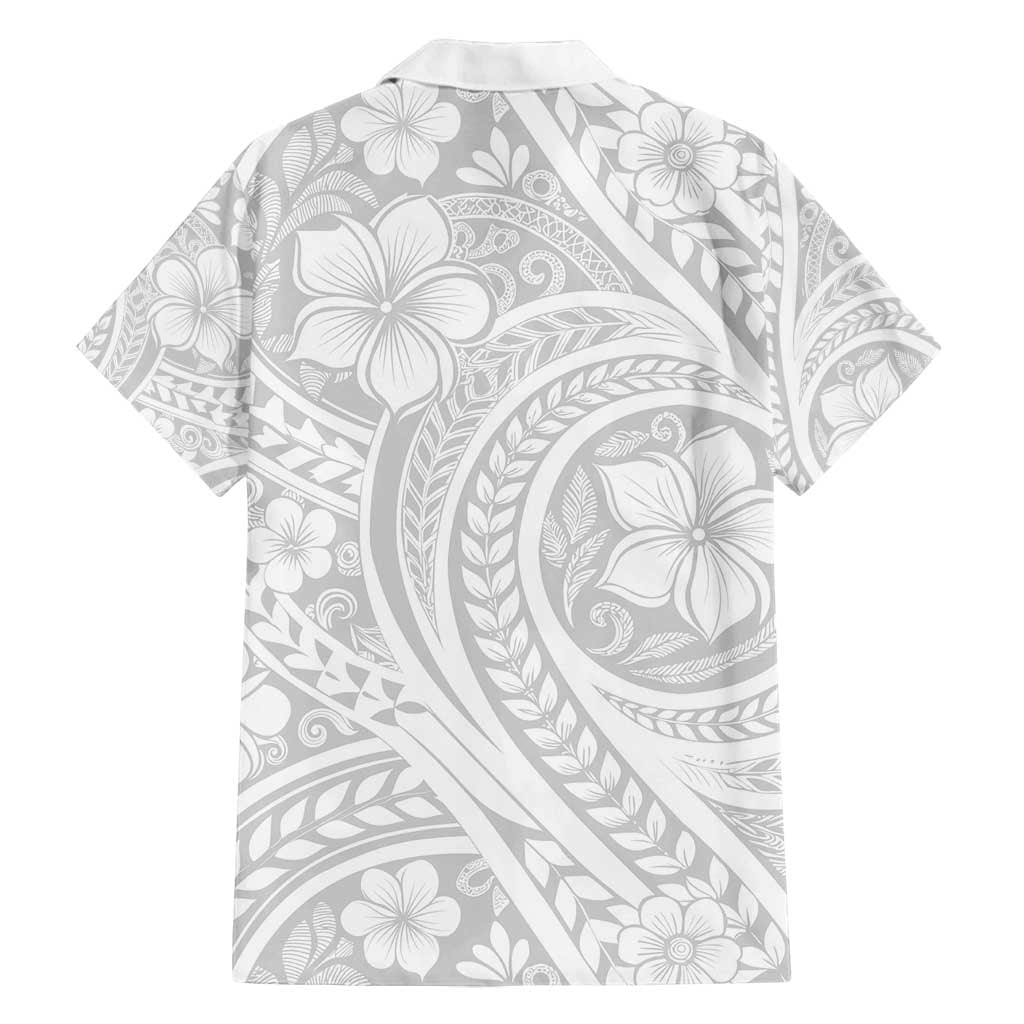 Lotu Tamaiti Samoan Polynesian Tribal Family Matching Off Shoulder Maxi Dress and Hawaiian Shirt LT9 - Polynesian Pride