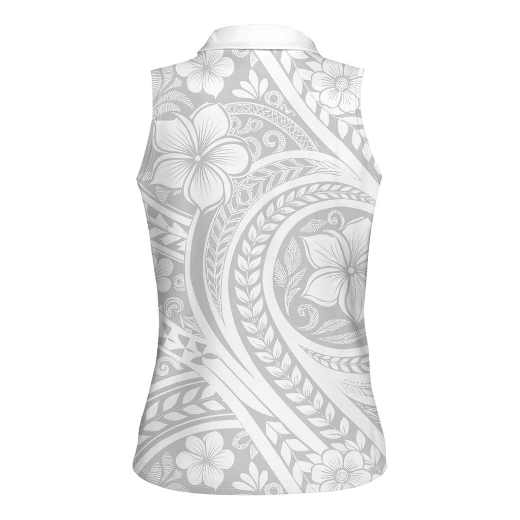 Lotu Tamaiti Samoan Polynesian Tribal Women Sleeveless Polo Shirt LT9 - Polynesian Pride