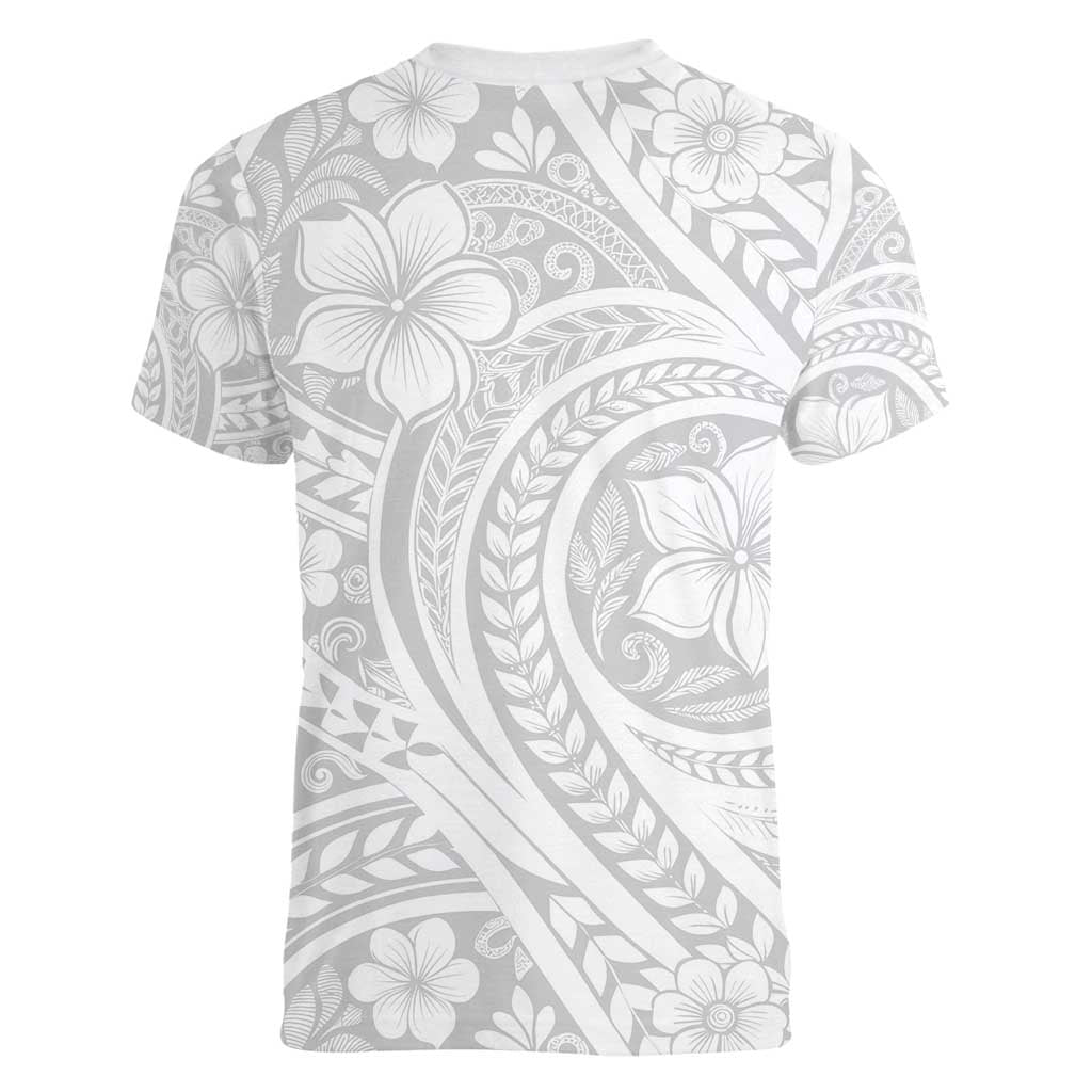 Lotu Tamaiti Samoan Polynesian Tribal Women V-Neck T-Shirt LT9 - Polynesian Pride