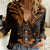 FSM Chuuk States Women Casual Shirt Micronesia Vintage Polynesian Tribal Gold Version LT9 Female Gold - Polynesian Pride