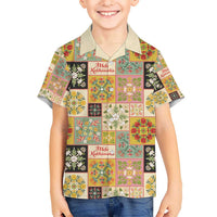 Mele Kalikimaka Hawaii Christmas Hawaiian Shirt Melemele Mama Seamless Floral Motif LT9 - Polynesian Pride