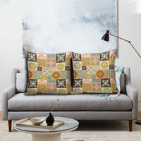 Mele Kalikimaka Hawaii Christmas Pillow Cover Melemele Mama Seamless Floral Motif LT9 - Polynesian Pride