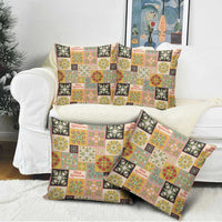 Mele Kalikimaka Hawaii Christmas Pillow Cover Melemele Mama Seamless Floral Motif LT9 - Polynesian Pride