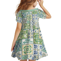 Mele Kalikimaka Hawaii Christmas Family Matching Off The Shoulder Long Sleeve Dress and Hawaiian Shirt Omaomao Seamless Floral Motif LT9 - Polynesian Pride