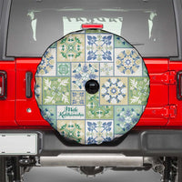 Mele Kalikimaka Hawaii Christmas Spare Tire Cover Omaomao Seamless Floral Motif LT9 - Polynesian Pride