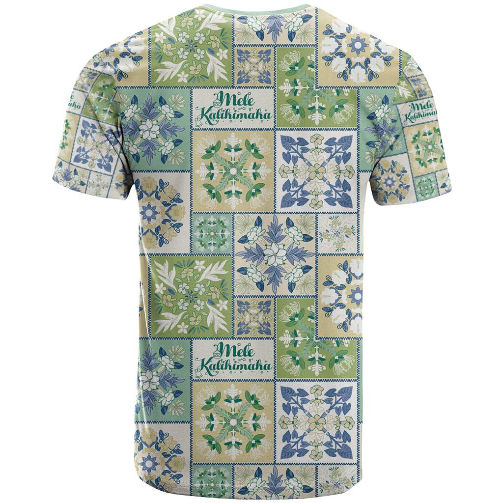 Mele Kalikimaka Hawaii Christmas T Shirt Omaomao Seamless Floral Motif LT9 - Polynesian Pride