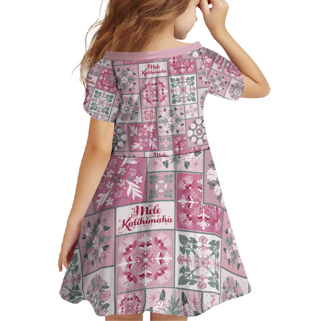 Mele Kalikimaka Hawaii Christmas Family Matching Long Sleeve Bodycon Dress and Hawaiian Shirt Akala Seamless Floral Motif LT9 - Polynesian Pride