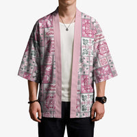 Mele Kalikimaka Hawaii Christmas Kimono Akala Seamless Floral Motif - Polynesian Pride