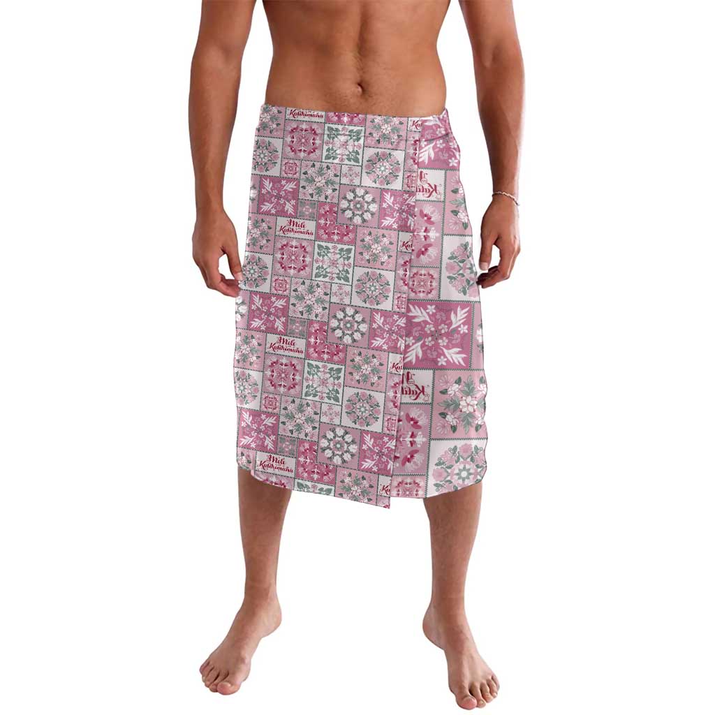 Mele Kalikimaka Hawaii Christmas Lavalava Akala Seamless Floral Motif - Polynesian Pride