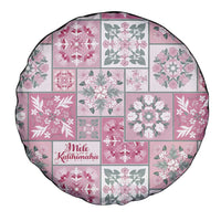 Mele Kalikimaka Hawaii Christmas Spare Tire Cover Akala Seamless Floral Motif LT9 - Polynesian Pride