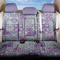 Mele Kalikimaka Hawaii Christmas Back Car Seat Cover Poni Seamless Floral Motif LT9 One Size Purple - Polynesian Pride
