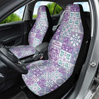 Mele Kalikimaka Hawaii Christmas Car Seat Cover Poni Seamless Floral Motif LT9 - Polynesian Pride