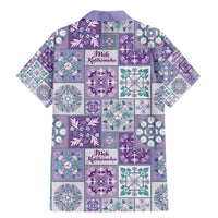 Mele Kalikimaka Hawaii Christmas Family Matching Mermaid Dress and Hawaiian Shirt Poni Seamless Floral Motif LT9 - Polynesian Pride