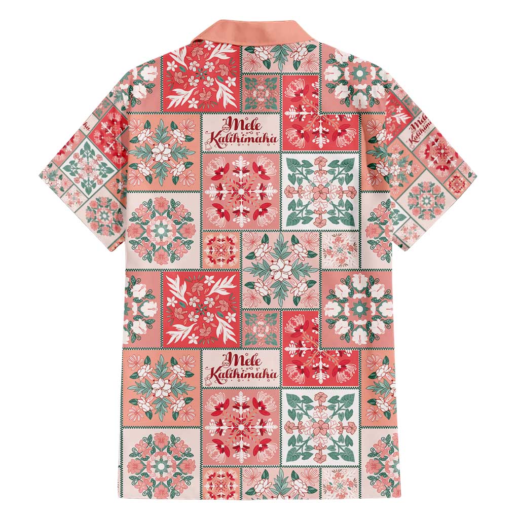 Mele Kalikimaka Hawaii Christmas Hawaiian Shirt Ulaula Seamless Floral Motif LT9 - Polynesian Pride