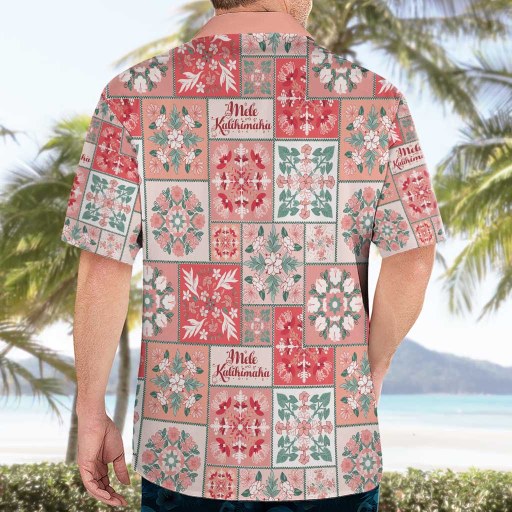 Mele Kalikimaka Hawaii Christmas Hawaiian Shirt Ulaula Seamless Floral Motif LT9 - Polynesian Pride