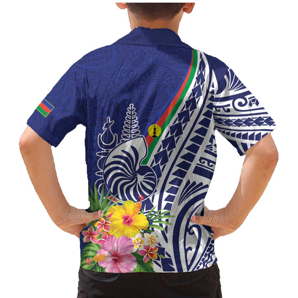New Caledonia Kagu Bird Family Matching Mermaid Dress and Hawaiian Shirt Polynesian Tropical Flowers LT9 - Polynesian Pride