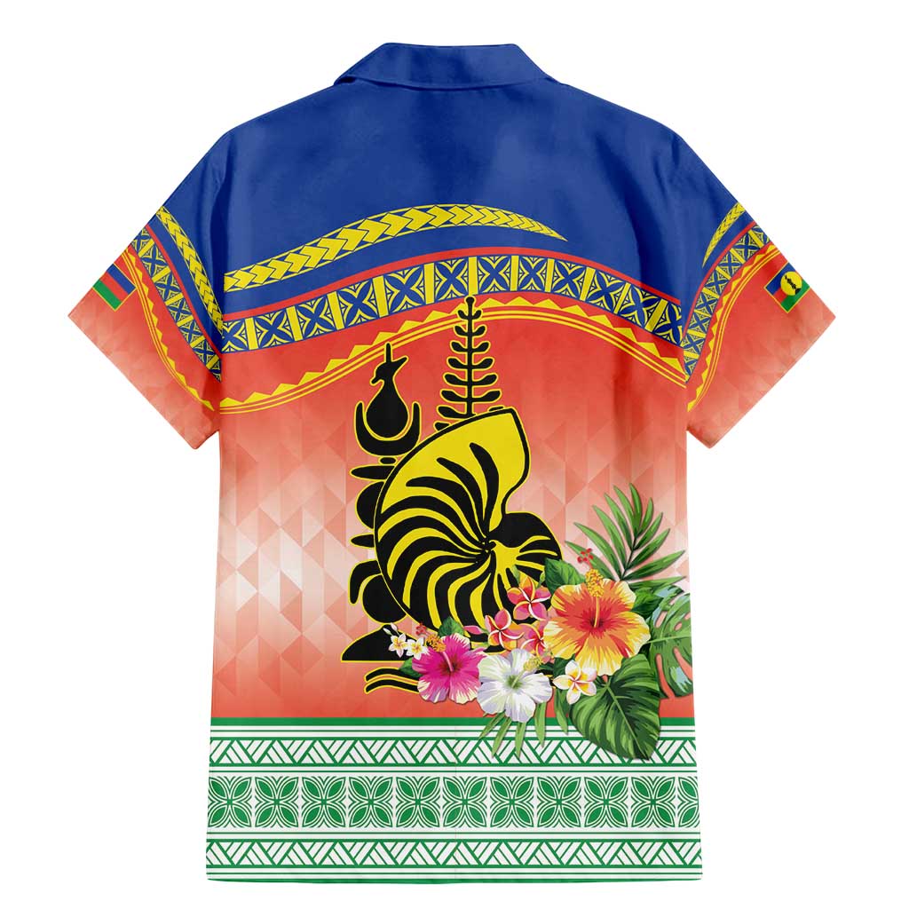 New Caledonia Nautilus Shell Family Matching Mermaid Dress and Hawaiian Shirt Polynesian Tropical Flowers LT9 - Polynesian Pride