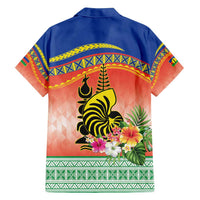 New Caledonia Nautilus Shell Family Matching Summer Maxi Dress and Hawaiian Shirt Polynesian Tropical Flowers LT9 - Polynesian Pride