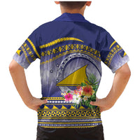 Tokelau Tuluma Family Matching Mermaid Dress and Hawaiian Shirt Polynesian Tropical Flowers LT9 - Polynesian Pride