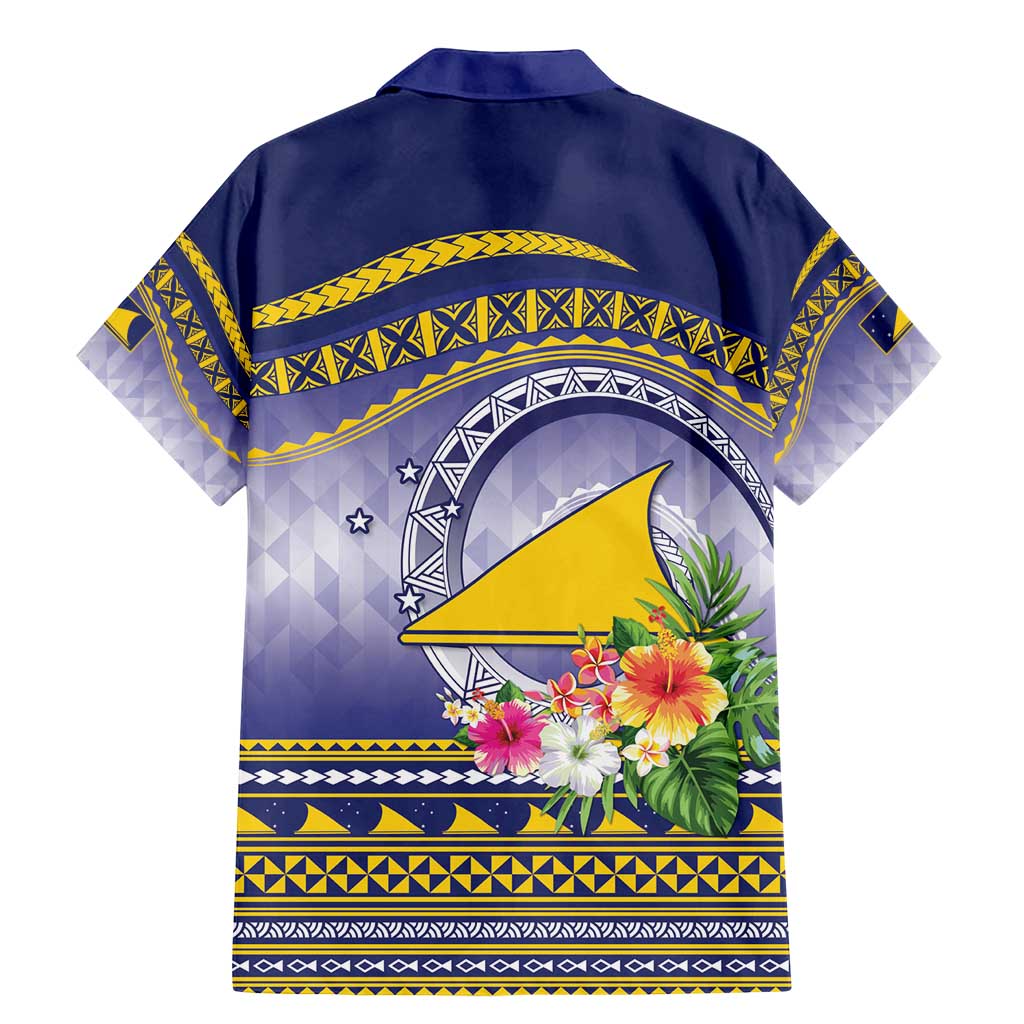 Tokelau Tuluma Family Matching Mermaid Dress and Hawaiian Shirt Polynesian Tropical Flowers LT9 - Polynesian Pride