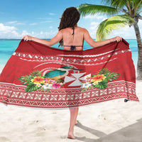 Wallis et Futuna Kingfisher Sarong Polynesian Tropical Flowers LT9 - Polynesian Pride