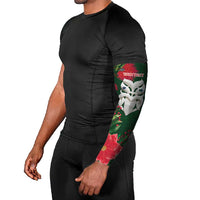 Maori Wheku Meri Kirihimete Personalised Arm Sleeves All Green Indigenous Maori Motif LT9 - Polynesian Pride