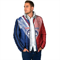 TokoUso Samoa Tonga Personalised Padded Jacket Pacific Brotherhood Tribal Pattern LT9 - Polynesian Pride