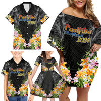 Pasifika Vibes Festival 2024 Auckland Family Matching Off Shoulder Short Dress and Hawaiian Shirt LT9 - Polynesian Pride