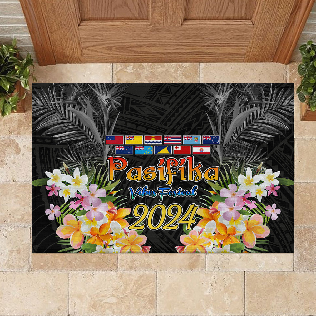 Pasifika Vibes Festival 2024 Auckland Rubber Doormat