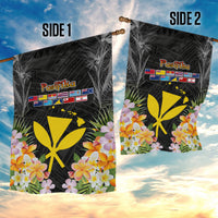 Pasifika Vibes Festival 2024 Garden Flag Kanaka Maoli With Hawaiian Islands LT9 - Polynesian Pride