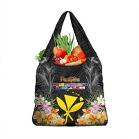 Pasifika Vibes Festival 2024 Grocery Bag Kanaka Maoli With Hawaiian Islands LT9 1-pack One Size Black - Polynesian Pride