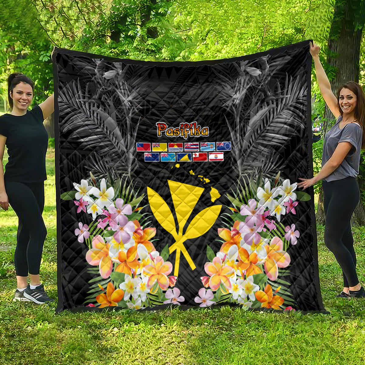 Pasifika Vibes Festival 2024 Quilt Kanaka Maoli With Hawaiian Islands LT9 - Polynesian Pride