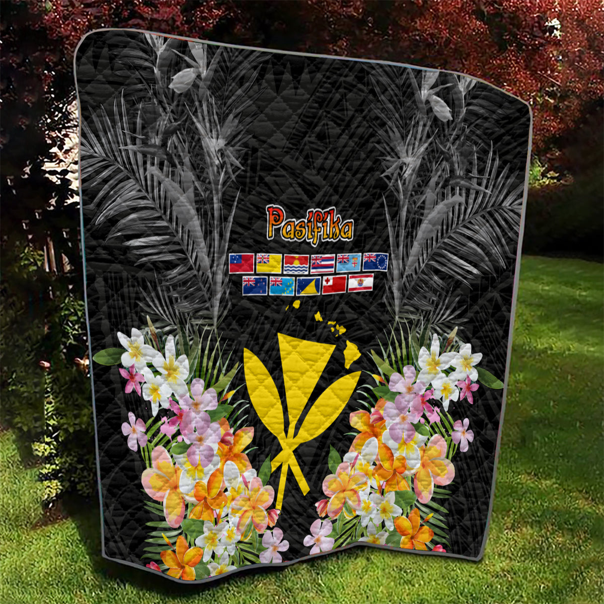 Pasifika Vibes Festival 2024 Quilt Kanaka Maoli With Hawaiian Islands LT9 - Polynesian Pride