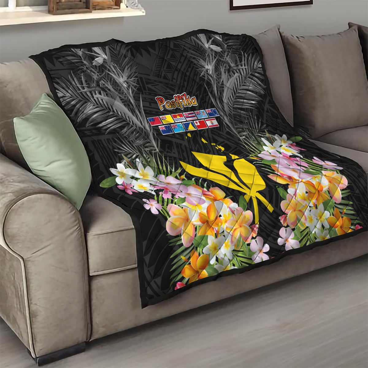Pasifika Vibes Festival 2024 Quilt Kanaka Maoli With Hawaiian Islands LT9 - Polynesian Pride