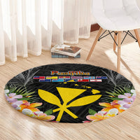 Pasifika Vibes Festival 2024 Round Carpet Kanaka Maoli With Hawaiian Islands LT9 - Polynesian Pride