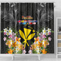 Pasifika Vibes Festival 2024 Shower Curtain Kanaka Maoli With Hawaiian Islands LT9 - Polynesian Pride