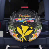 Pasifika Vibes Festival 2024 Spare Tire Cover Kanaka Maoli With Hawaiian Islands LT9 - Polynesian Pride