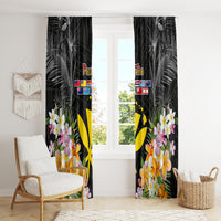 Pasifika Vibes Festival 2024 Window Curtain Kanaka Maoli With Hawaiian Islands LT9 - Polynesian Pride