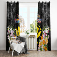 Pasifika Vibes Festival 2024 Window Curtain Kanaka Maoli With Hawaiian Islands LT9 - Polynesian Pride