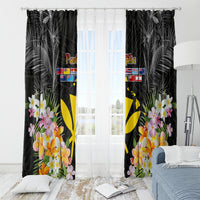 Pasifika Vibes Festival 2024 Window Curtain Kanaka Maoli With Hawaiian Islands LT9 - Polynesian Pride