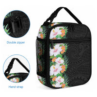 Hawaii Tropical Flowers Tribal Pattern Lunch Bag No3 LT9 - Polynesian Pride