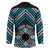 Personalised Aotearoa Niho Taniwha Motif Hockey Jersey Blue Style - Polynesian Pride