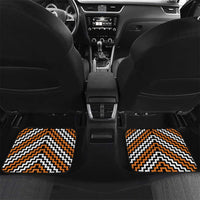 Personalised Aotearoa Niho Taniwha Motif Car Mats Gold Style