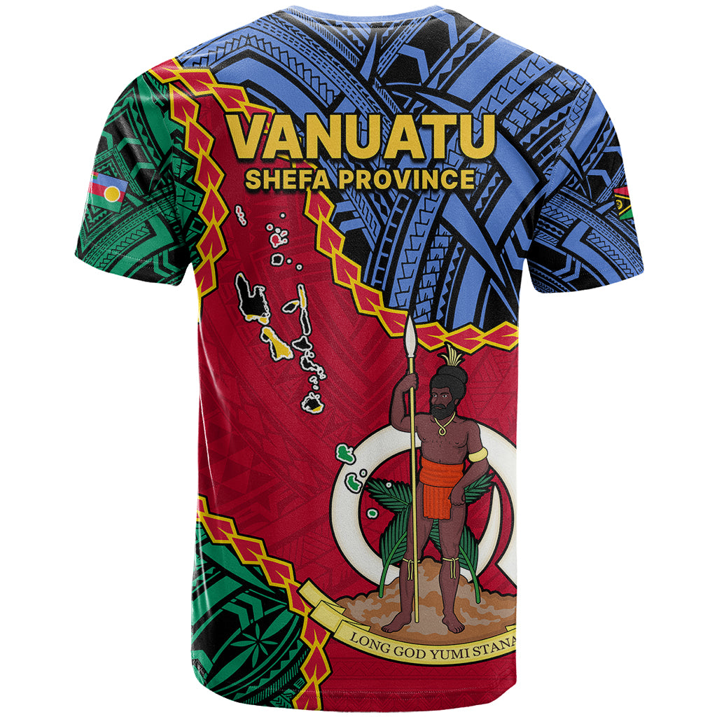 Polynesian Pride Shefa Province 43rd Anniversary Vanuatu T Shirt Tugeta Yumi Selebretem Indipendens Dei LT9 - Polynesian Pride